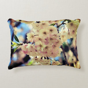 Roze lente bloesems 3 Sluiten Accent Kussen