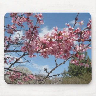 Roze lente bloesems muismat