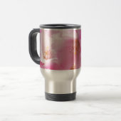 Roze lente bloesems reisbeker (Voorkant links)