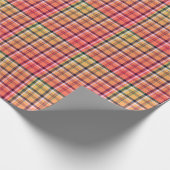 Roze lente gepleisterd inpakpapier (Hoek)