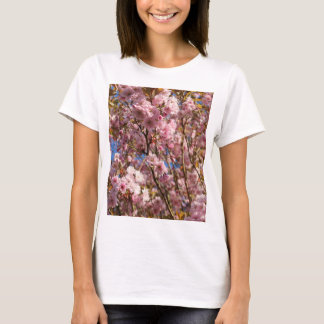 Roze lente kersenbloesem t-shirt