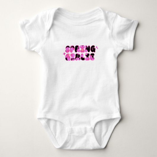 Roze Lente Meisje Romper (Voorkant)