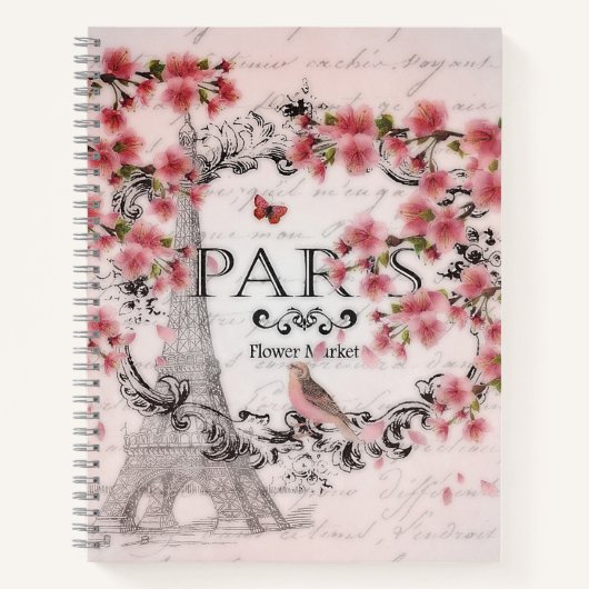 Roze lente notitieboek (Voorkant)