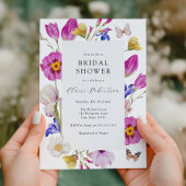 Roze Lente Tulp Bloemen Vrijgezellenfeest Kaart