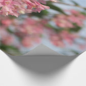 roze lentebloem cadeaupapier (Hoek)