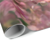 roze lentebloem cadeaupapier (Rol Hoek)