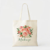 Roze Lentebloemen Boeket Tote Bag (Voorkant)