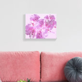 roze lentebloesem bloesem mooi modern canvas afdruk (Insitu (Woonkamer))