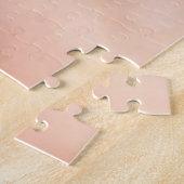 Roze lentegelbloemen legpuzzel (Zijkant)