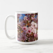 Roze lentekersbloesem koffiemok (Links)