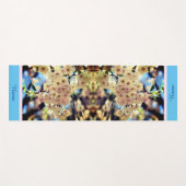 Roze lentesbloem 3 Gepersonaliseerde bloesems Yogamat (Voorkant (horizontaal))