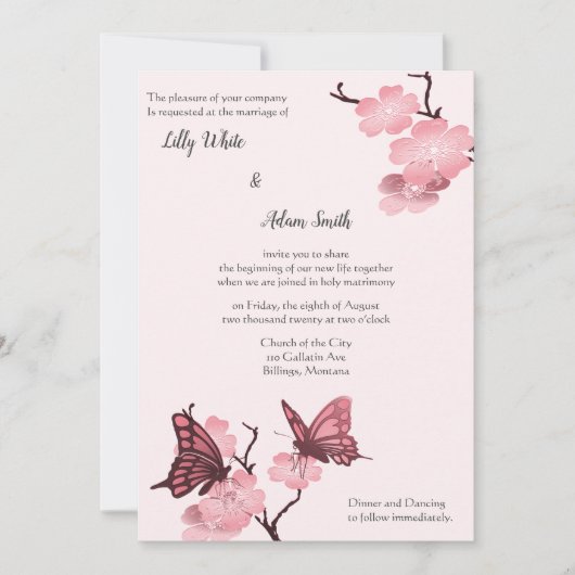 roze lentesbloesems met buidel (Voorkant)