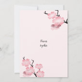 roze lentesbloesems met buidel (Achterkant)