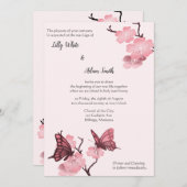 roze lentesbloesems met buidel (Voorkant / Achterkant)