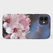 roze lentescherry blossom in blauw hemel Case-Mate iPhone case (Achterkant (horizontaal))