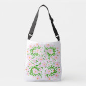Roze lentesFloral Crossbody Tas (Voorkant)