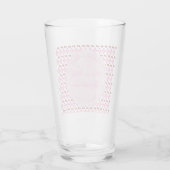 Roze lentetsenbloesem en kersen glas (Achterkant)