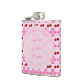 Roze lentetsenbloesem en kersen heupfles (Links)