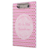 Roze lentetsenbloesem en kersen klembord (Links)