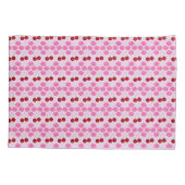 Roze lentetsenbloesem en kersen kussensloop (Achterkant)