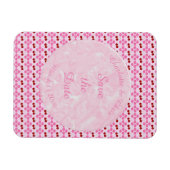 Roze lentetsenbloesem en kersen magneet (Horizontaal)