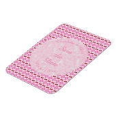 Roze lentetsenbloesem en kersen magneet (Linkerzijde)