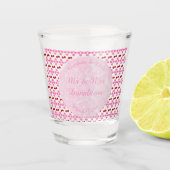 Roze lentetsenbloesem en kersen shot glas (Voorkant)