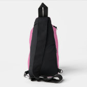 Roze lentetsenbloesem en kersen sling bag (Achterkant)