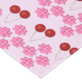 Roze lentetsenbloesem en kersen tafelkleed (Gekanteld)