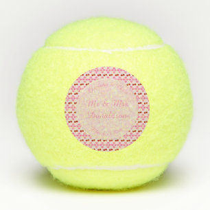 Roze lentetsenbloesem en kersen tennisballen