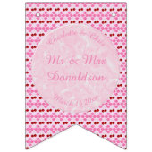 Roze lentetsenbloesem en kersen vlaggetjes (Eerste vlag)