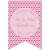 Roze lentetsenbloesem en kersen vlaggetjes (Derde vlag)