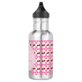 Roze lentetsenbloesem en kersen waterfles  (Rechts)