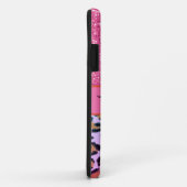 Roze leopard cheetah patroon roze glans Case-Mate iPhone case (Achterkant/rechts)