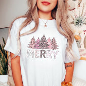 Roze Leopard Kerstmis Winter Gezellig Trui