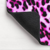 roze leopard muismat (Hoek)