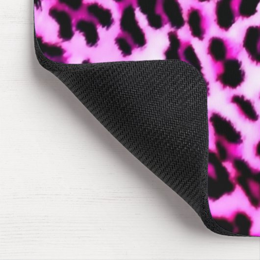 roze leopard muismat (Hoek)