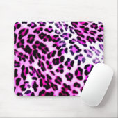 roze leopard muismat (Met muis)
