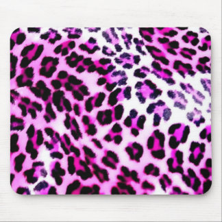 roze leopard muismat