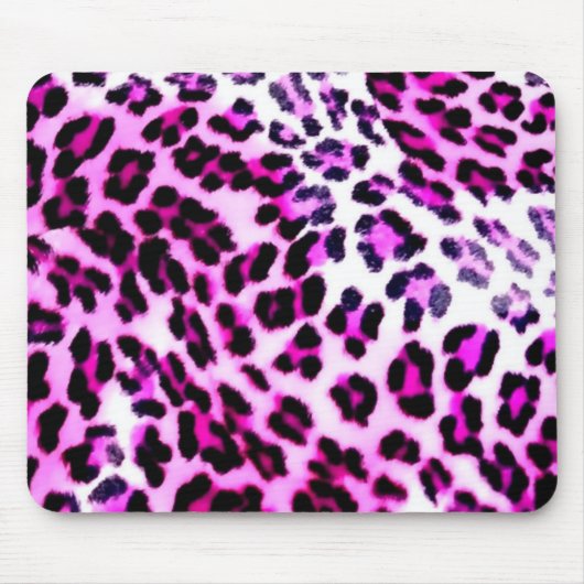 roze leopard muismat (Voorkant)