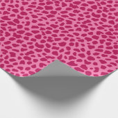 Roze Leopard Patroon Girly Glam y2k Dierenprint Cadeaupapier (Hoek)
