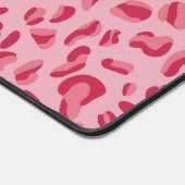 Roze leopard Pattern Bureaumat (Hoek)