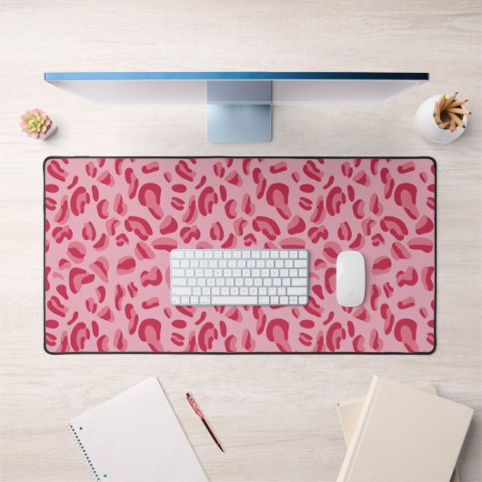 Roze leopard Pattern Bureaumat (Kantoor 1)
