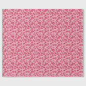 Roze leopard Pattern Cadeaupapier (Vlak)
