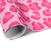 Roze leopard Pattern Cadeaupapier (Rol Hoek)