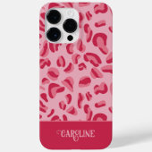 Roze leopard Pattern Case-Mate iPhone Case (Achterkant)