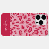 Roze leopard Pattern Case-Mate iPhone Case (Achterkant (horizontaal))