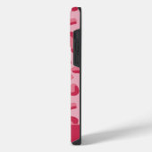 Roze leopard Pattern iPhone Hoesje (Linkerkant)