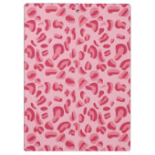 Roze leopard Pattern Klembord (Achterkant)