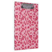 Roze leopard Pattern Klembord (Rechts)